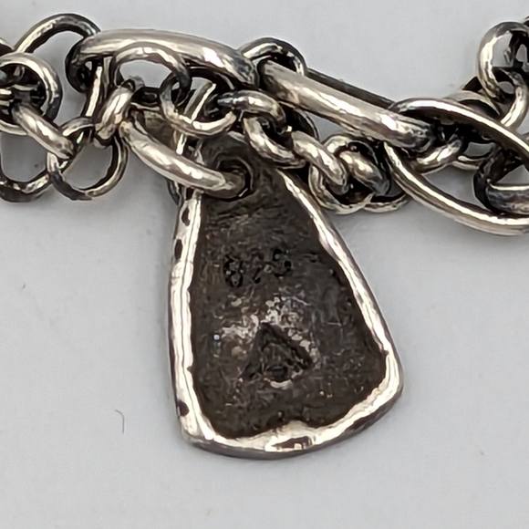 Long SILPADA Sterling Silver Freshwater Pearl Crystal Tassel Necklace 35" - Picture 7 of 10